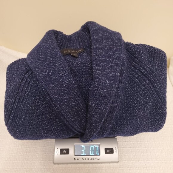 Banana Republic Men's 5-Button Shawl Cardigan Merino Wool-Blend - XL TALL - Picture 15 of 15